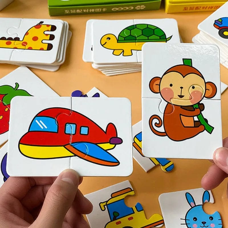 32 Pack Montessori Education Toddler Matching Cards Learning Games for