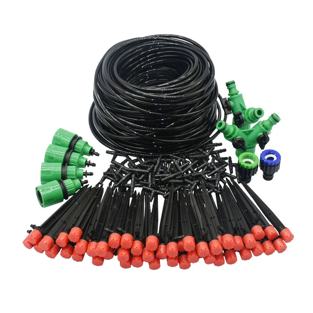 DIY Drip Irrigation System Automatic Watering Kit Irrigation Timer Gar