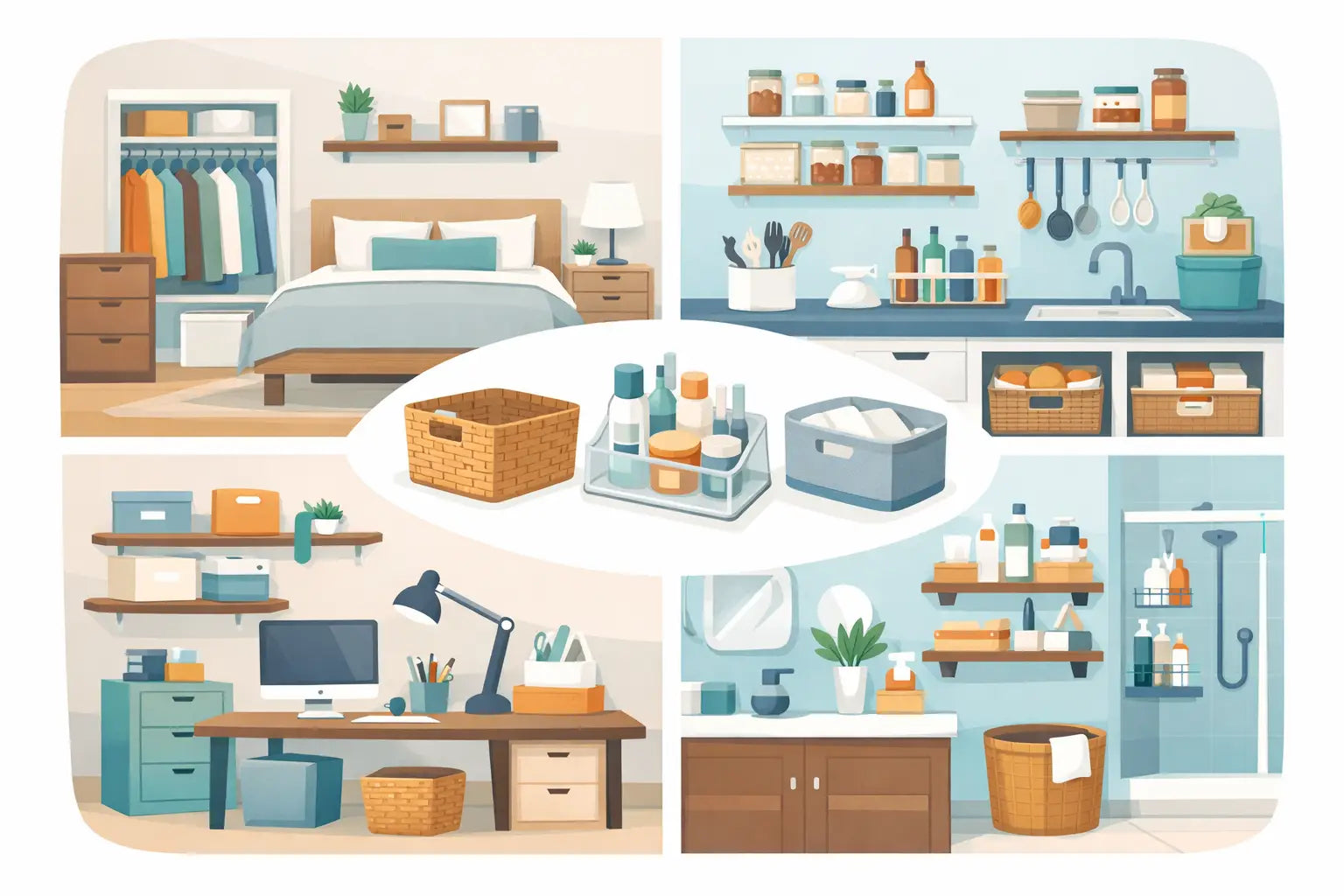 Best Home Organization Products by Room