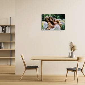 Creative Framed Canvas Print Poster Custom Photo Personalized Wall Art for Valentine's Day Decor Artwork Wall Painting Gift Keepsake