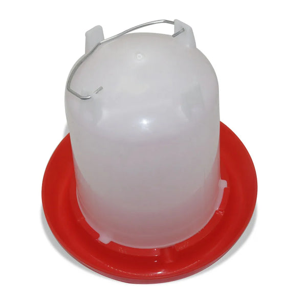 4L chicken coop water dispenser Chicken water dispenser Water discharge with switch Poultry plastic drinking bucket