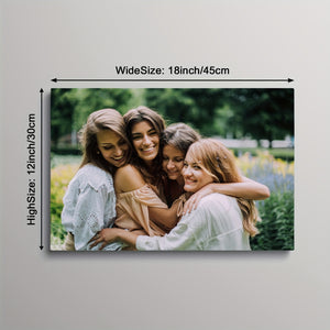 Creative Framed Canvas Print Poster Custom Photo Personalized Wall Art for Valentine's Day Decor Artwork Wall Painting Gift Keepsake