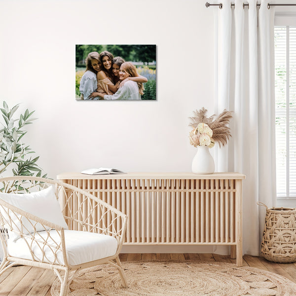 Creative Framed Canvas Print Poster Custom Photo Personalized Wall Art for Valentine's Day Decor Artwork Wall Painting Gift Keepsake