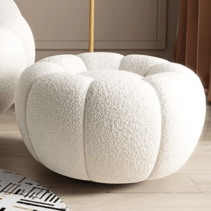 furniture Srtyle16 Cute Modern Chairs Living Room Naughty Lambs Wool Wood Lounge Chair Lazy Sofa Swivel Cadeira Giratoria Living Room Decoration