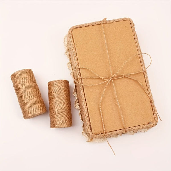 Planet Gates 0.2cm/0.078in*100m/328.08foot 100m Of Natural Jute Twine - Perfect For Gardening, Plant Wrapping, Arts & Crafts, And Weddings!