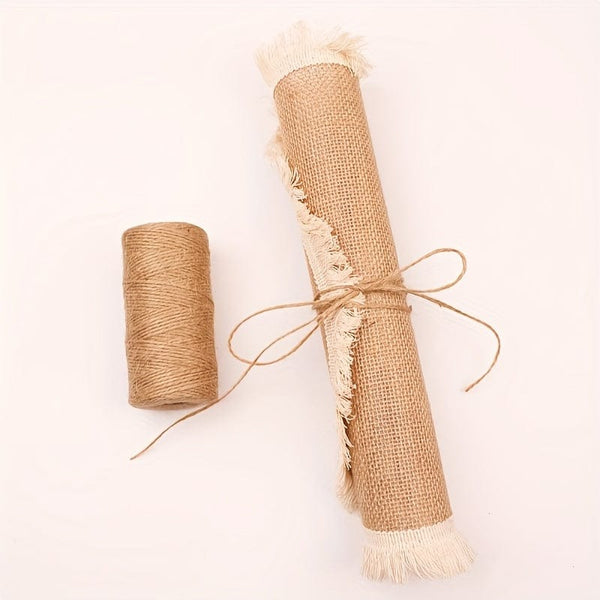 Planet Gates 0.2cm/0.078in*100m/328.08foot 100m Of Natural Jute Twine - Perfect For Gardening, Plant Wrapping, Arts & Crafts, And Weddings!