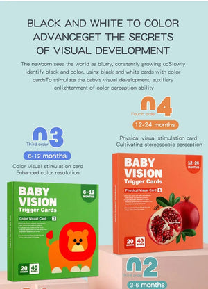 Planet Gates 0-36M Baby Early Education Card Black And White Cards Color Training Visual Stimulation Montessori Shape Animal Cognitive Toys