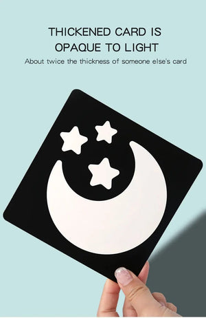 Planet Gates 0-36M Baby Early Education Card Black And White Cards Color Training Visual Stimulation Montessori Shape Animal Cognitive Toys