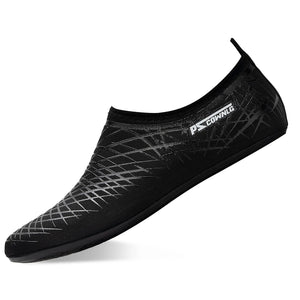 Planet Gates 002BLACK / 36  37(23.5cm) Water Non-Slip Sneaker Swimming Diving Socks Summer Aqua Beach Sandal Flat Shoe Seaside Slipper For Men Women