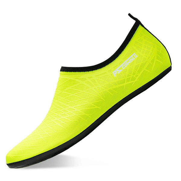 Planet Gates 002YELLOW / 36  37(23.5cm) Water Non-Slip Sneaker Swimming Diving Socks Summer Aqua Beach Sandal Flat Shoe Seaside Slipper For Men Women