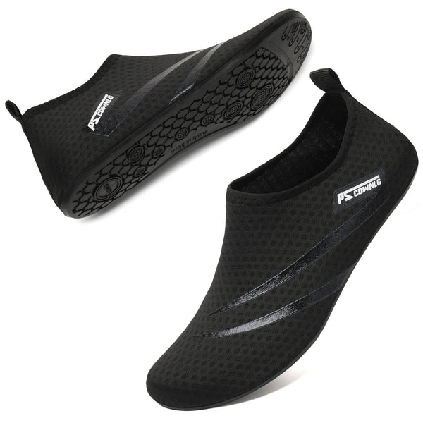Planet Gates 003BLACK / 36  37(23.5cm) Water Non-Slip Sneaker Swimming Diving Socks Summer Aqua Beach Sandal Flat Shoe Seaside Slipper For Men Women
