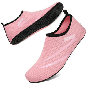 Planet Gates 003PINK / 36  37(23.5cm) Water Non-Slip Sneaker Swimming Diving Socks Summer Aqua Beach Sandal Flat Shoe Seaside Slipper For Men Women