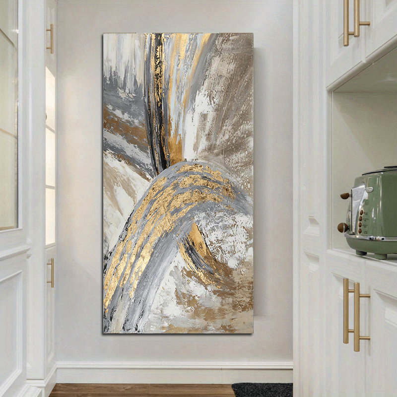 Planet Gates 01 / 50x100cm /19.7x39.4inch 1pc Abstract Wall Painting Golden Art Wall Pictures For Living Room Canvas Painting Posters And Prints Vintage Cuadros Home Decor Frameless