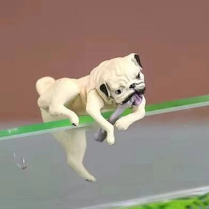 Planet Gates 01 / 5cm x 2cm 1-3Pcs Mini Cartoon Dog Ornament Resin Figurine DIY Crafts Statue for Fish Tank Fishbowl Aquarium Accessories Home Decoration