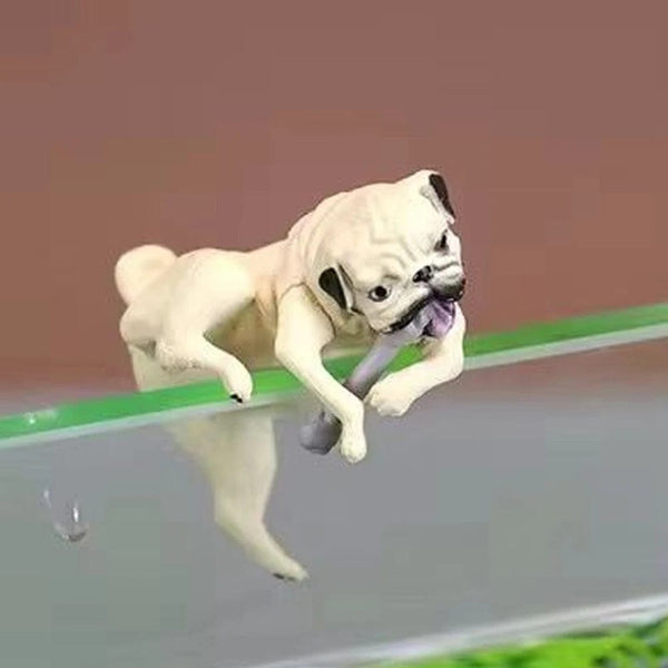 Planet Gates 01 / 5cm x 2cm 1-3Pcs Mini Cartoon Dog Ornament Resin Figurine DIY Crafts Statue for Fish Tank Fishbowl Aquarium Accessories Home Decoration