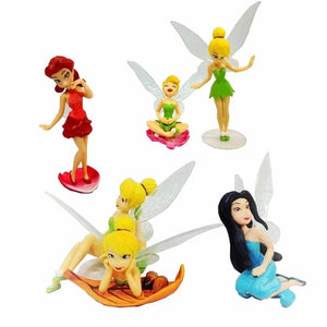 Planet Gates 01 6pcs/set Anime Tinkerbell Fairy Tales Girls Tinker Bell PVC Action Figures Toys