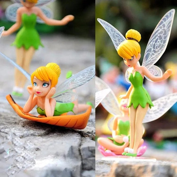 Planet Gates 01 6pcs/set Anime Tinkerbell Fairy Tales Girls Tinker Bell PVC Action Figures Toys