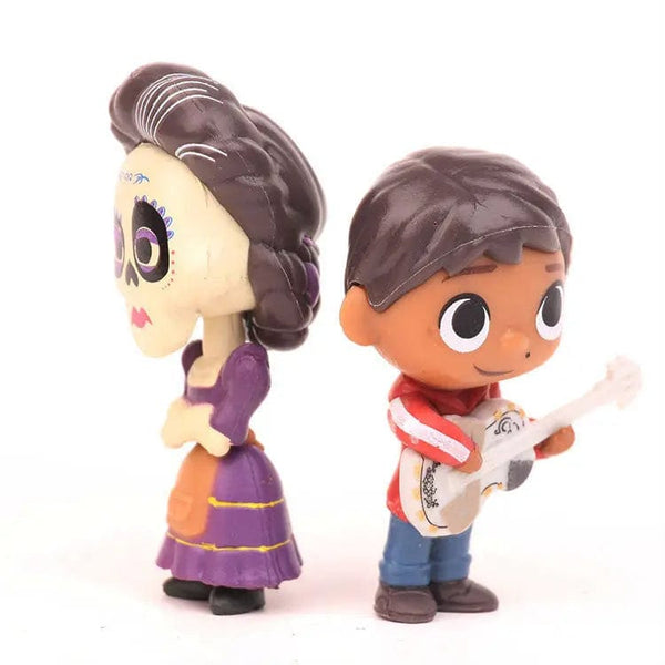 Planet Gates 01 8pcs/set Movie Pixars COCO Cute Character Figure Model Toys
