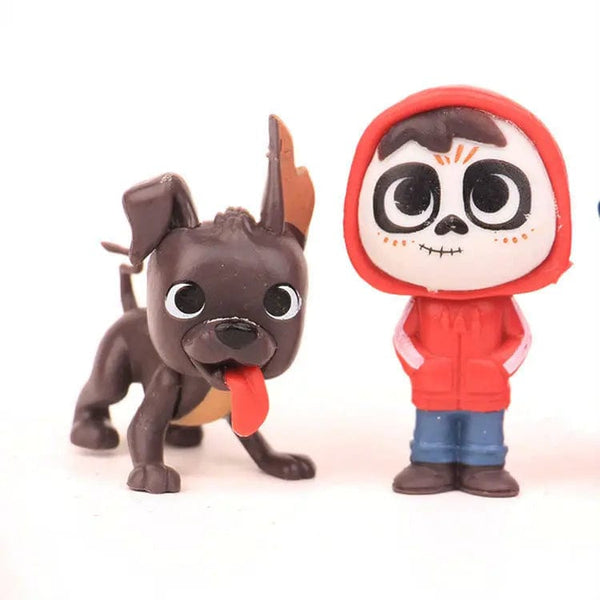 Planet Gates 01 8pcs/set Movie Pixars COCO Cute Character Figure Model Toys