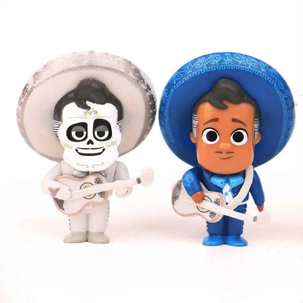 Planet Gates 01 8pcs/set Movie Pixars COCO Cute Character Figure Model Toys