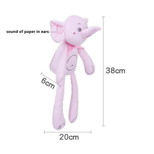 Planet Gates 01 Baby Plush Rabbit Hand Puppet Soft Crib Stroller Infant Sleep Soothing Doll Mobile Pram Kids Hanging Ring Toys For Children Gift