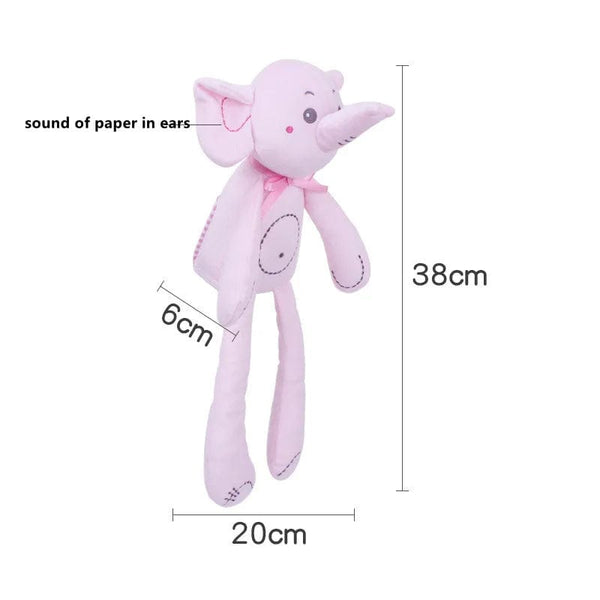 Planet Gates 01 Baby Plush Rabbit Hand Puppet Soft Crib Stroller Infant Sleep Soothing Doll Mobile Pram Kids Hanging Ring Toys For Children Gift