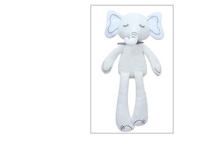 Planet Gates 01 Baby Plush Rabbit Hand Puppet Soft Crib Stroller Infant Sleep Soothing Doll Mobile Pram Kids Hanging Ring Toys For Children Gift