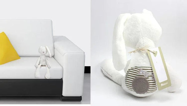 Planet Gates 01 Baby Plush Rabbit Hand Puppet Soft Crib Stroller Infant Sleep Soothing Doll Mobile Pram Kids Hanging Ring Toys For Children Gift