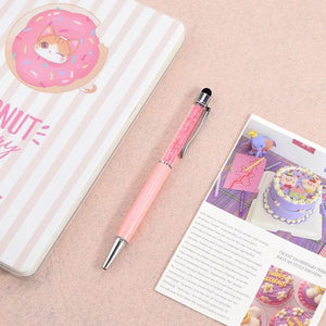 Planet Gates 01 / black Multicolor Metal Crystal Ballpoint Pen Custom Logo Pen Wedding Souvenir Advertising Gift School Teacher Office Stationery Pens