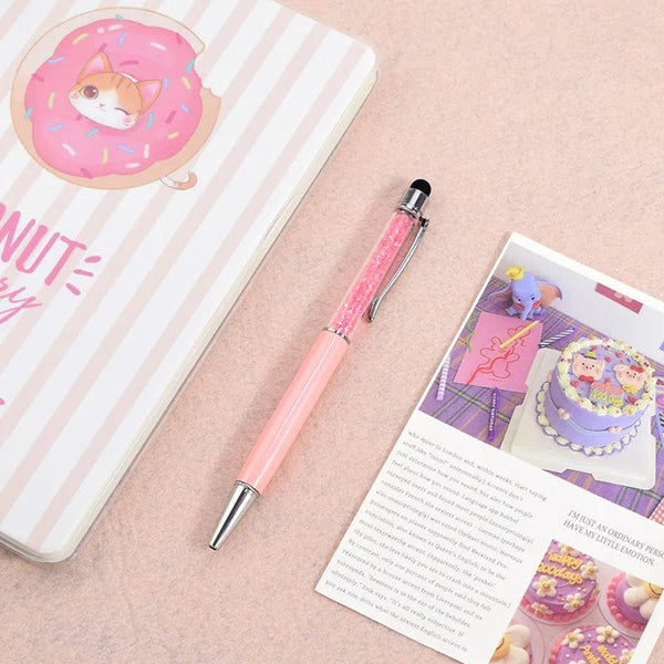 Planet Gates 01 / black Multicolor Metal Crystal Ballpoint Pen Custom Logo Pen Wedding Souvenir Advertising Gift School Teacher Office Stationery Pens