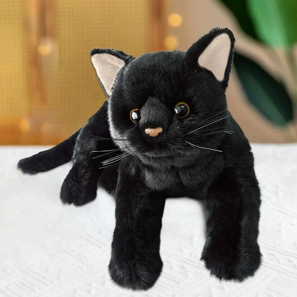 Planet Gates 01 / CHINA Aline Black Cat Plush Toy Stuffed Animal Black Kitten Doll Pillow Boys Girls Soft Toys Children Birthday Gifts Popular Toys 2023