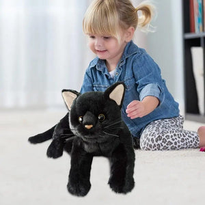 Planet Gates 01 / CHINA Aline Black Cat Plush Toy Stuffed Animal Black Kitten Doll Pillow Boys Girls Soft Toys Children Birthday Gifts Popular Toys 2023