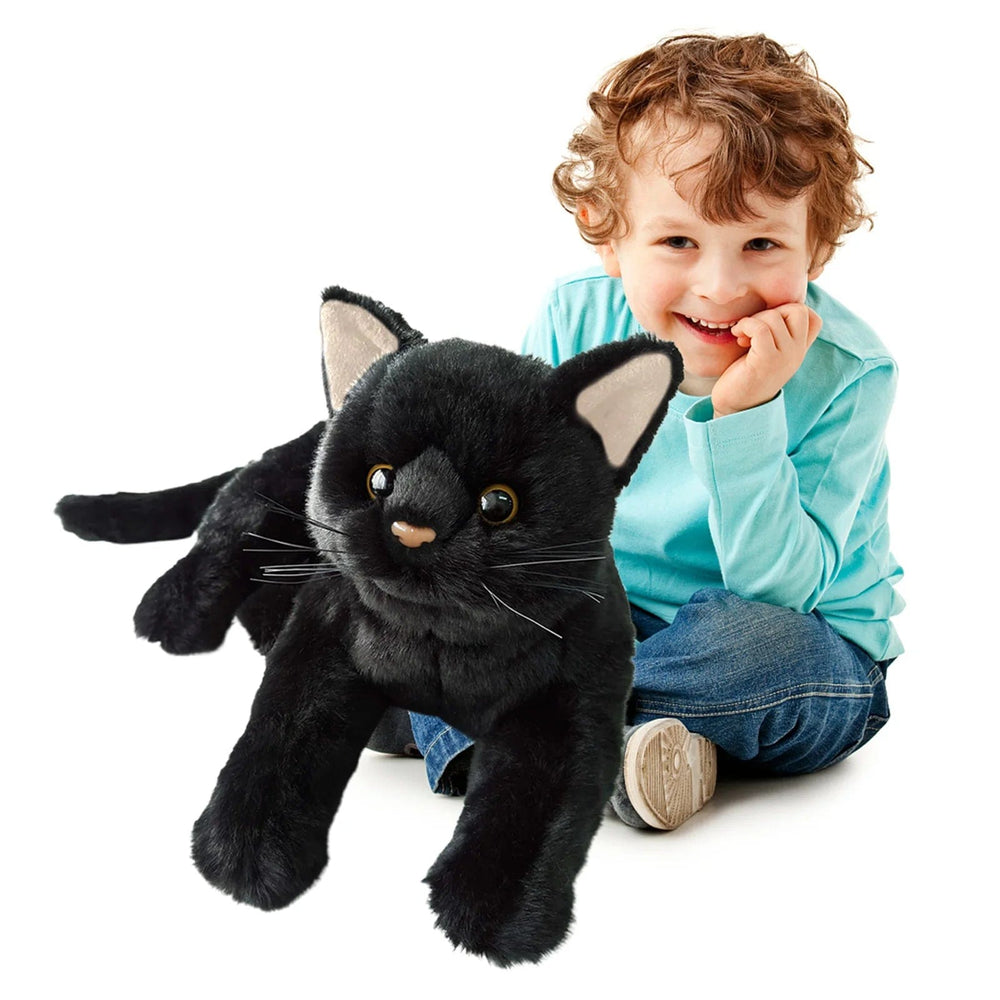 Planet Gates 01 / CHINA Aline Black Cat Plush Toy Stuffed Animal Black Kitten Doll Pillow Boys Girls Soft Toys Children Birthday Gifts Popular Toys 2023