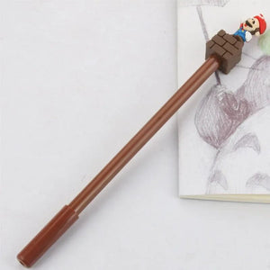 Planet Gates 01 / CHINA Super Mario Bros Black Ink Neutral Pen 0.5mm Gel Pen Cartoon Student School Supplies Stationery Pens Children's Gift