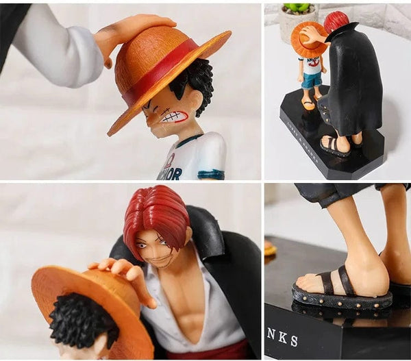 Planet Gates 01 / NO BOX 18cm One Piece Anime Figure Four Emperors Shanks Straw Hat Luffy Action Figure One Piece Sabo Ace Sanji Roronoa Zoro Figurine