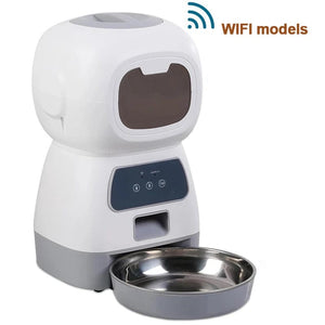 Planet Gates 01Type WiFi 3.5L Automatic Pet Feeder Smart Food Dispenser For Dog Cat Bowl Timer Robot Pet Feeding Water Dispenser Auto Sensor Cat Fountain