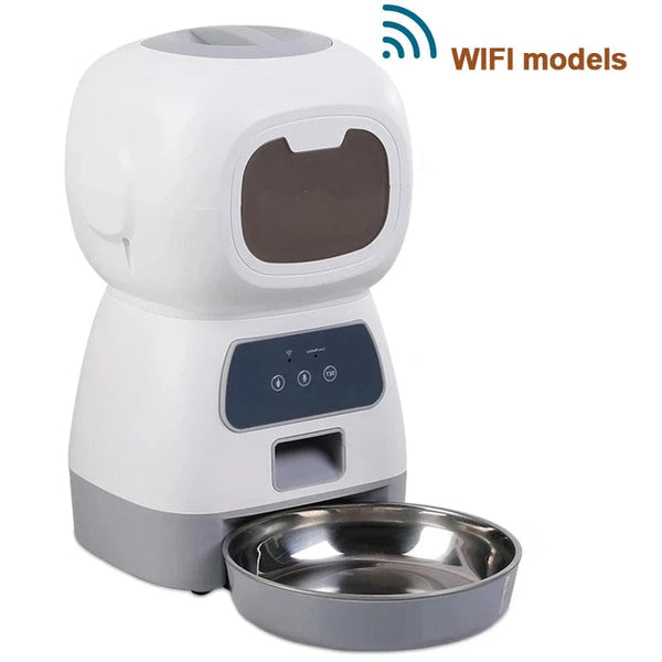 Planet Gates 01Type WiFi 3.5L Automatic Pet Feeder Smart Food Dispenser For Dog Cat Bowl Timer Robot Pet Feeding Water Dispenser Auto Sensor Cat Fountain