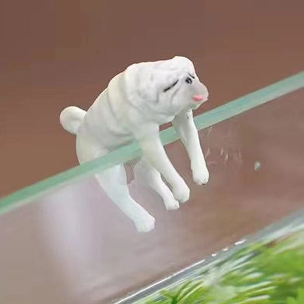Planet Gates 02 / 5cm x 2cm 1-3Pcs Mini Cartoon Dog Ornament Resin Figurine DIY Crafts Statue for Fish Tank Fishbowl Aquarium Accessories Home Decoration
