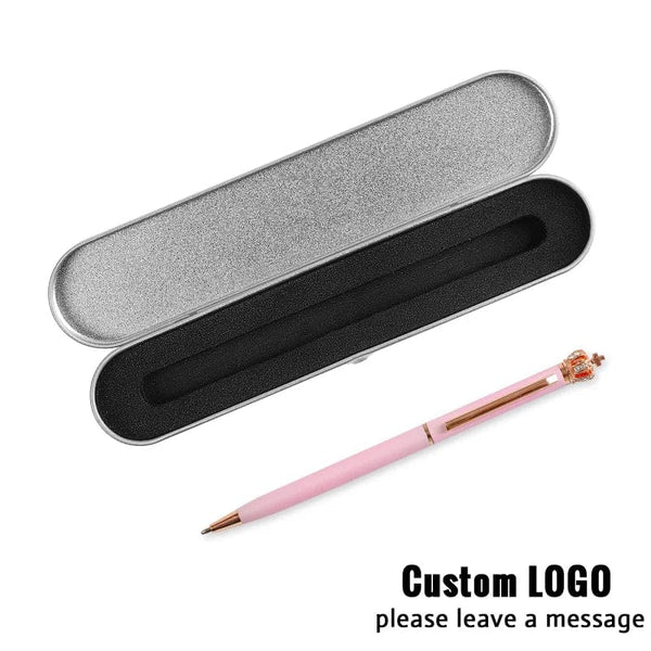 Planet Gates 02 / black Exquisite Gift Box Ballpoint Pen Set Business Customized Logo Office Accessories Student Teacher Gift Writing Pens Carving Name