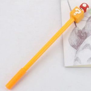 Planet Gates 02 / CHINA Super Mario Bros Black Ink Neutral Pen 0.5mm Gel Pen Cartoon Student School Supplies Stationery Pens Children's Gift