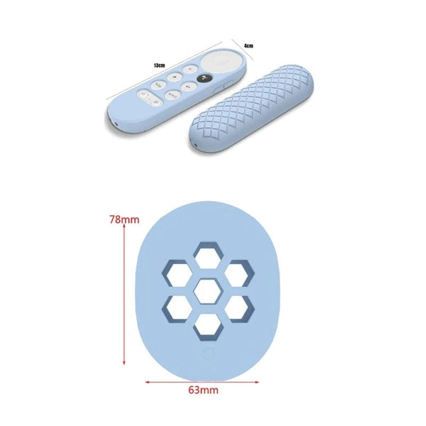 Planet Gates 02144 Non-slip Soft Silicone for Case Remote Control Protective Cover for Shell for Chromecast TV 2020 Voice TV BOX Remote Control