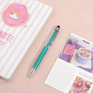 Planet Gates 03 / black Multicolor Metal Crystal Ballpoint Pen Custom Logo Pen Wedding Souvenir Advertising Gift School Teacher Office Stationery Pens