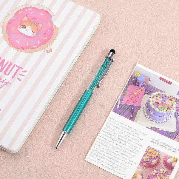 Planet Gates 03 / black Multicolor Metal Crystal Ballpoint Pen Custom Logo Pen Wedding Souvenir Advertising Gift School Teacher Office Stationery Pens