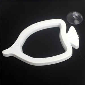 Planet Gates 03 Fish shape / CHINA Aquarium Feeding Ring Fish Tank Station Floating Food Tray Feeder Square Circle Accessory Portable Fish Food Feeder Suction Cup