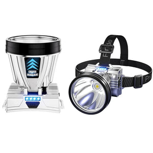 Planet Gates 036TD-White light 1200mAh Super Bright Rechargeable Headlight High Power Headlamp Waterproof Emergency Fishing Camping Lantern Head Flashlight