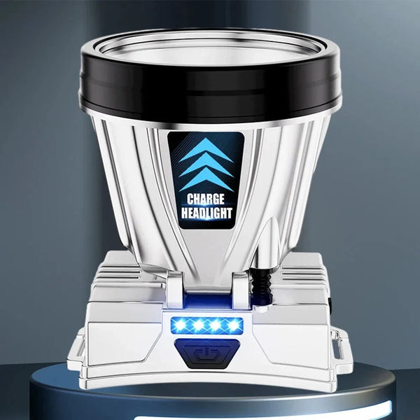 Planet Gates 036TD-White light 1200mAh Super Bright Rechargeable Headlight High Power Headlamp Waterproof Emergency Fishing Camping Lantern Head Flashlight