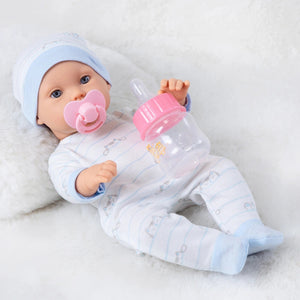 Planet Gates 04 30cm Reborn Baby Doll Soothing Simulation Enamel Doll Children's Soft Rubber Toy Gift