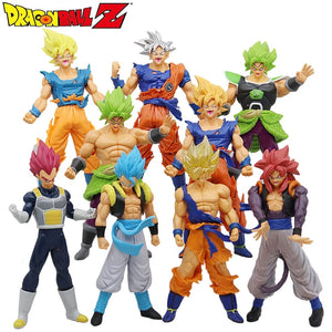 Planet Gates 04 Anime Dragon Ball Z Super Saiyan Son Goku Vegeta Anime Action Figure Model Gifts Collectible Figurines for Kids 18cm