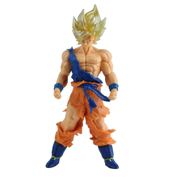 Planet Gates 04 Anime Dragon Ball Z Super Saiyan Son Goku Vegeta Anime Action Figure Model Gifts Collectible Figurines for Kids 18cm