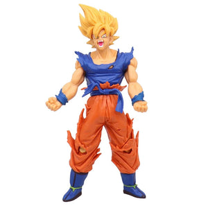 Planet Gates 04 Anime Dragon Ball Z Super Saiyan Son Goku Vegeta Anime Action Figure Model Gifts Collectible Figurines for Kids 18cm